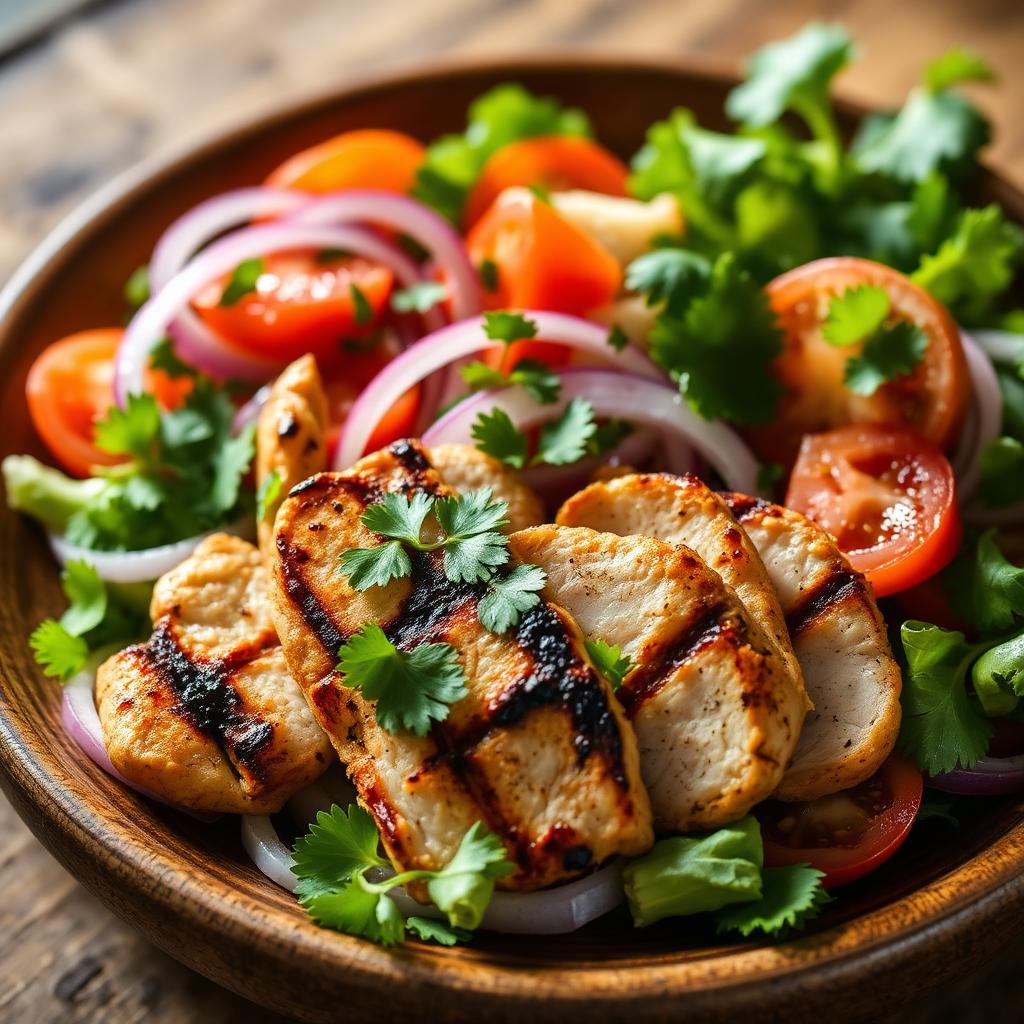 Ensalada Chilena con Pollo
